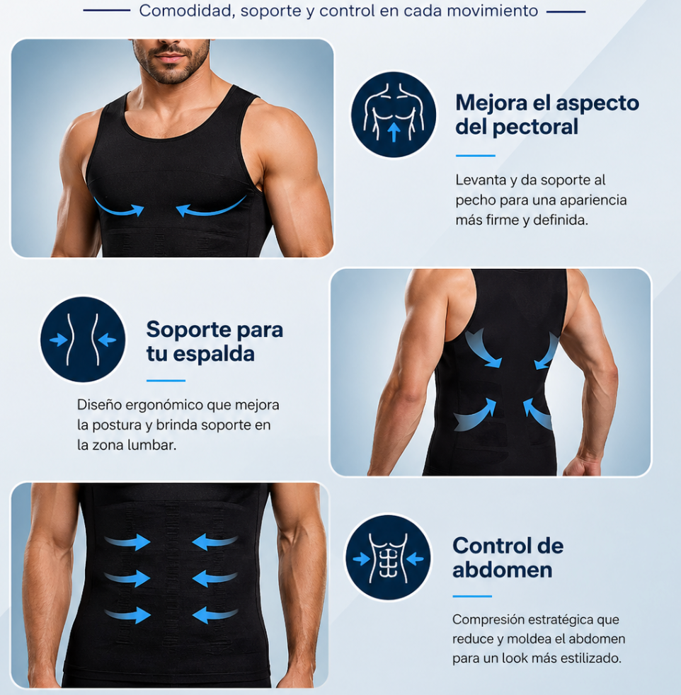 Camisa Moldeadora Hombre